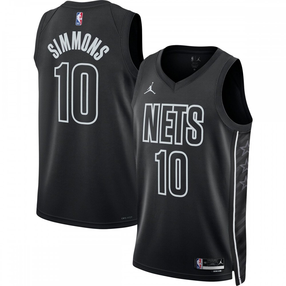 Ben Simmons Brooklyn Nets Jordan Brand 2022/23 Statement Edition Swingman Jersey - Black-Pro Kit Vault | Brand New 26/27 Sports Jerseys